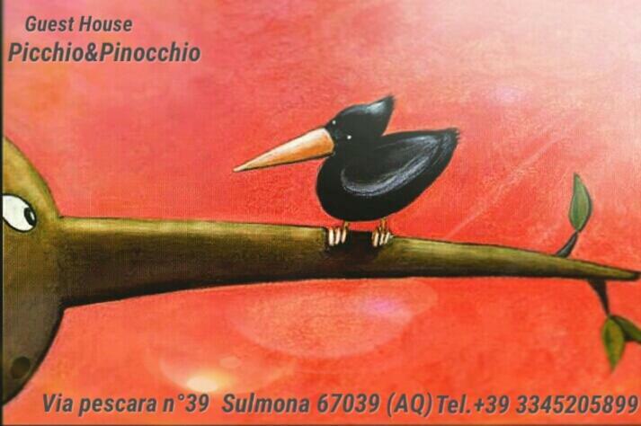 Picchio&Pinocchio Guest House Sulmona Exterior foto